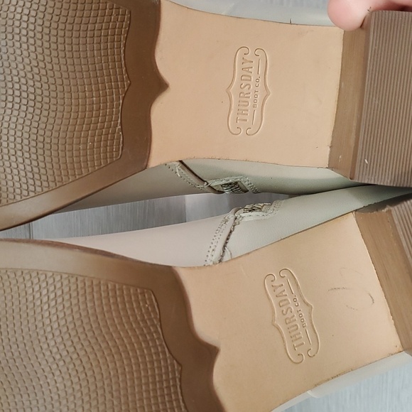 Thursday Boot Company Daisy Womens Leather Ankle Heels Boots shoes sz 9.5 - Picture 13 of 14